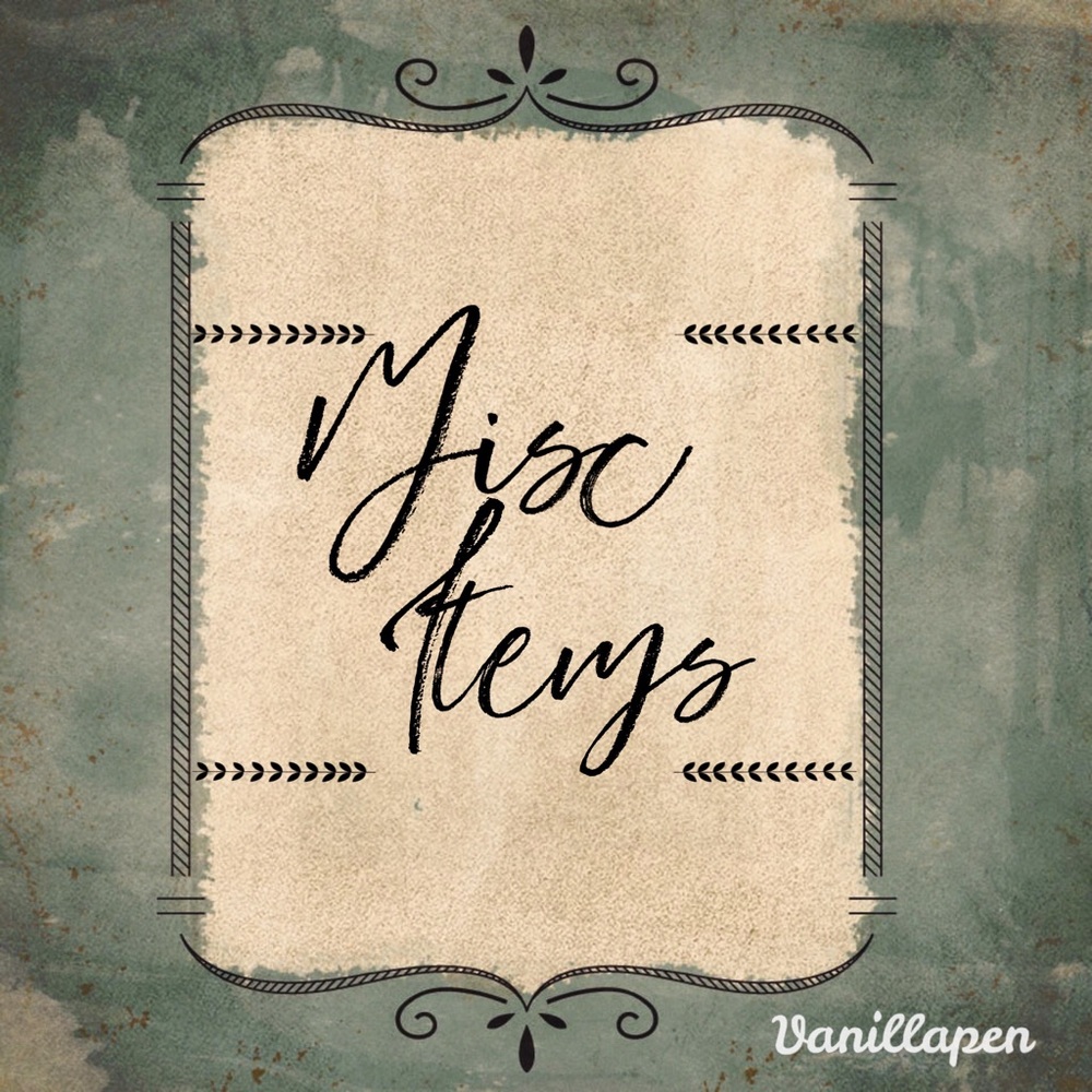 Accessories & miscellaneous items